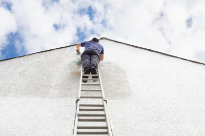 Peinture extérieure à Hermé — façades et ravalement